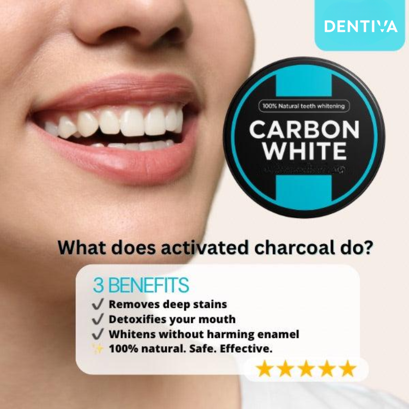 Blanqueador dental de carbón Dentiva™ 